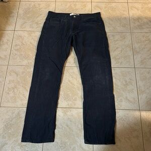 Tommy Hilfiger. Rebel Slim. Blue corduroy jeans. 34 x 32